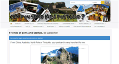 Desktop Screenshot of canyousendmeapostcard.com